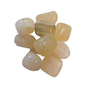 Calcite Light Honey Tumbled Stone 20-30mm (250g) Calcite Light Honey Tumbled Stone 20-30mm (250g)